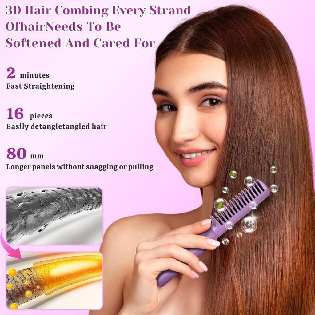 Meneflix Portable Mini Hair Straightener COMBO - Cordless, Rechargeable